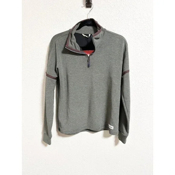 Cotopaxi Lozano Fleece Quarter Zip Pullover Sweatshirt Heather Black Small - Picture 2 of 6